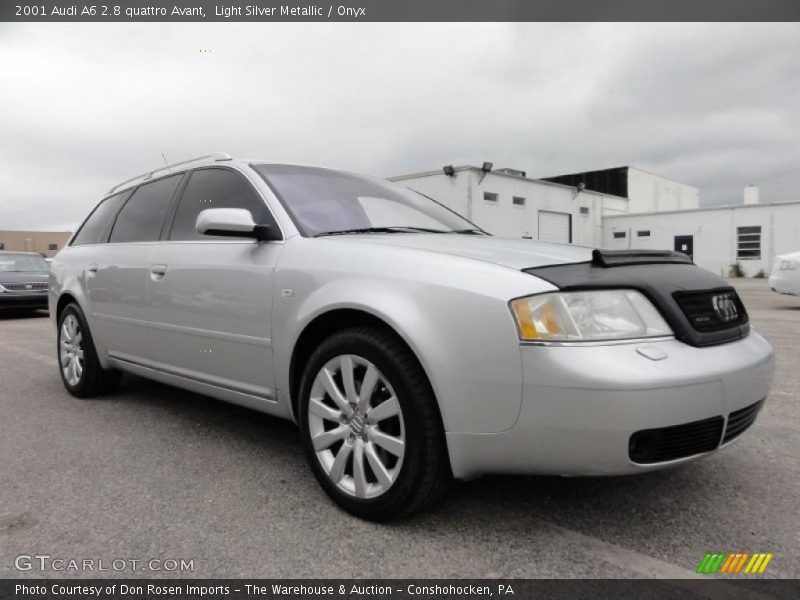 Light Silver Metallic / Onyx 2001 Audi A6 2.8 quattro Avant