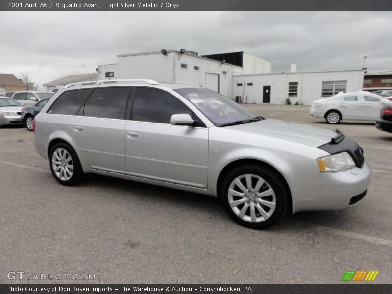 Light Silver Metallic / Onyx 2001 Audi A6 2.8 quattro Avant