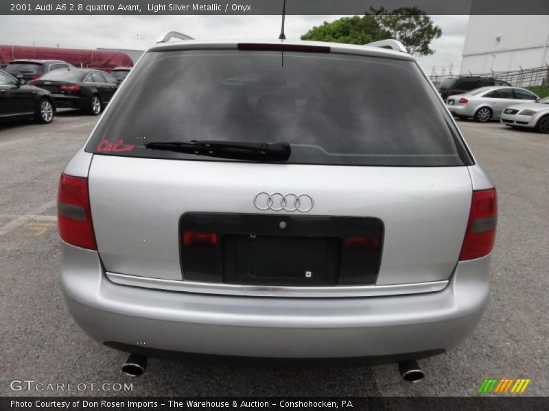 Light Silver Metallic / Onyx 2001 Audi A6 2.8 quattro Avant