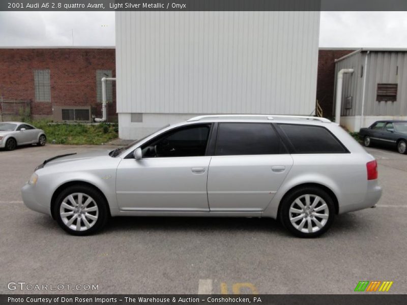 Light Silver Metallic / Onyx 2001 Audi A6 2.8 quattro Avant