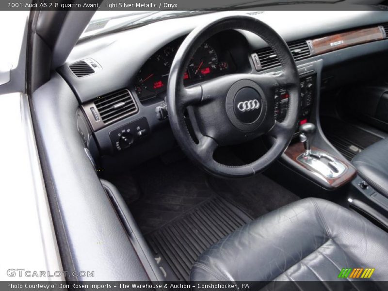 Light Silver Metallic / Onyx 2001 Audi A6 2.8 quattro Avant