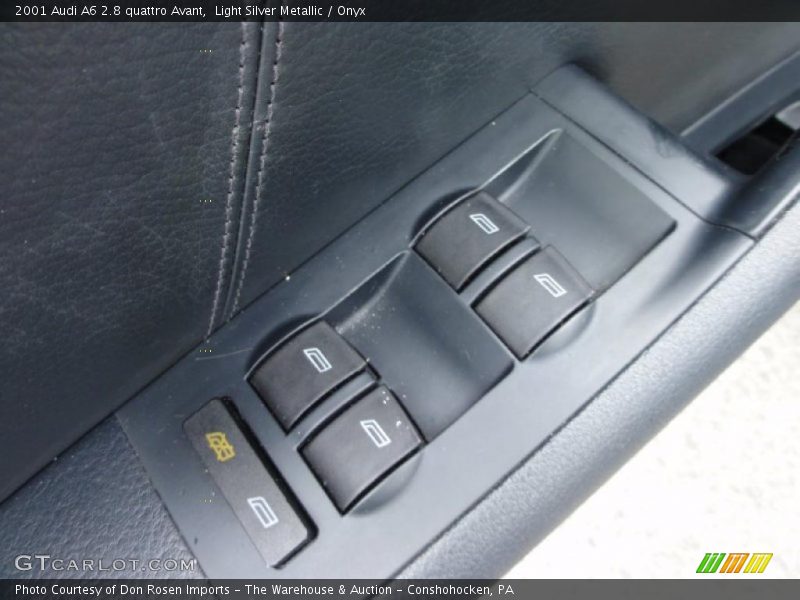 Light Silver Metallic / Onyx 2001 Audi A6 2.8 quattro Avant