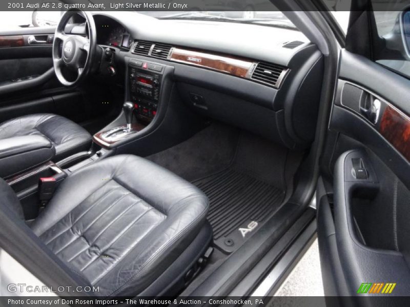 Light Silver Metallic / Onyx 2001 Audi A6 2.8 quattro Avant