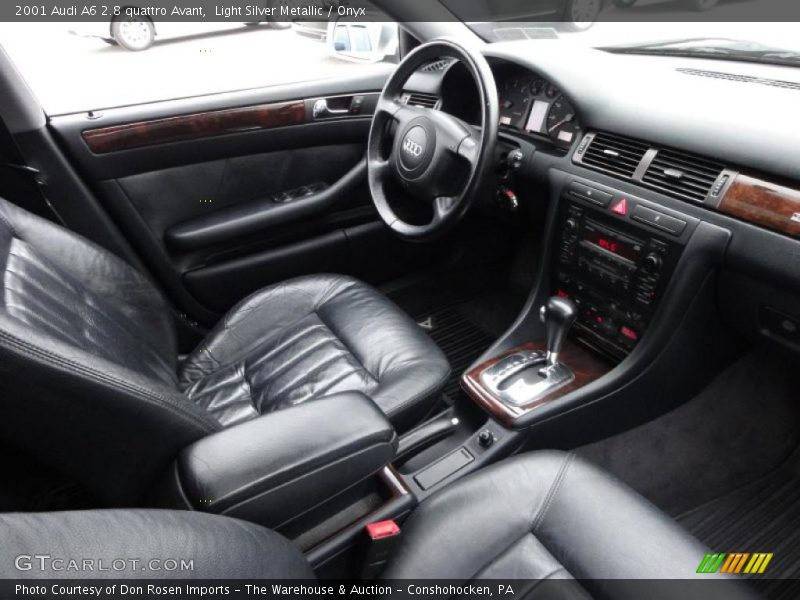 Light Silver Metallic / Onyx 2001 Audi A6 2.8 quattro Avant