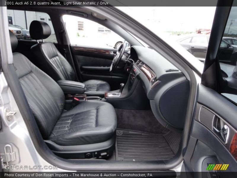 Light Silver Metallic / Onyx 2001 Audi A6 2.8 quattro Avant