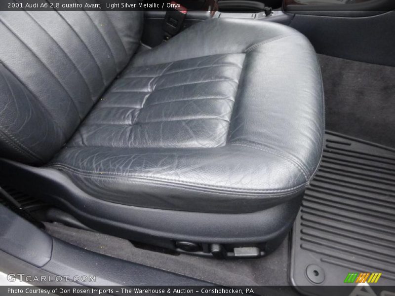 Light Silver Metallic / Onyx 2001 Audi A6 2.8 quattro Avant