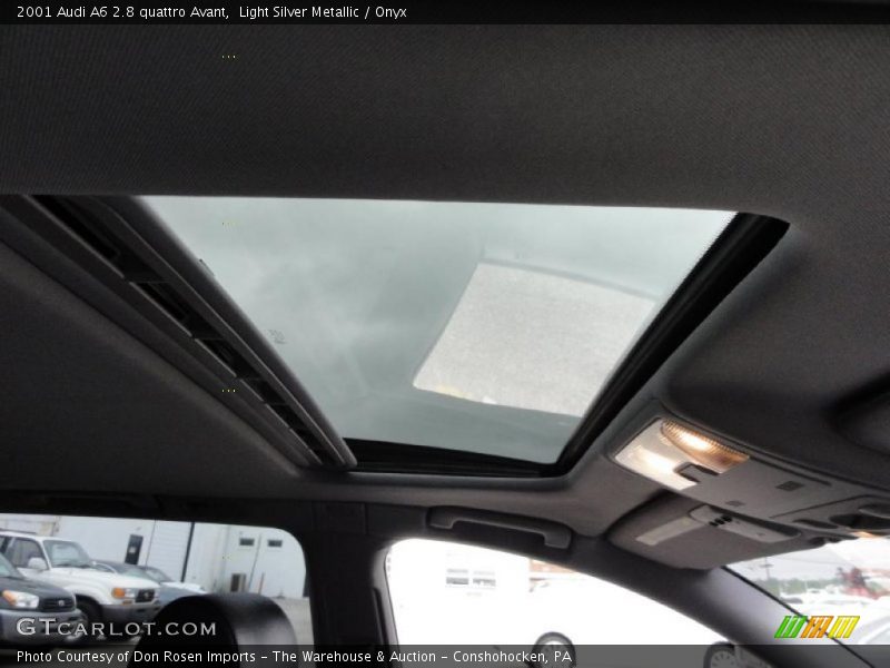 Light Silver Metallic / Onyx 2001 Audi A6 2.8 quattro Avant