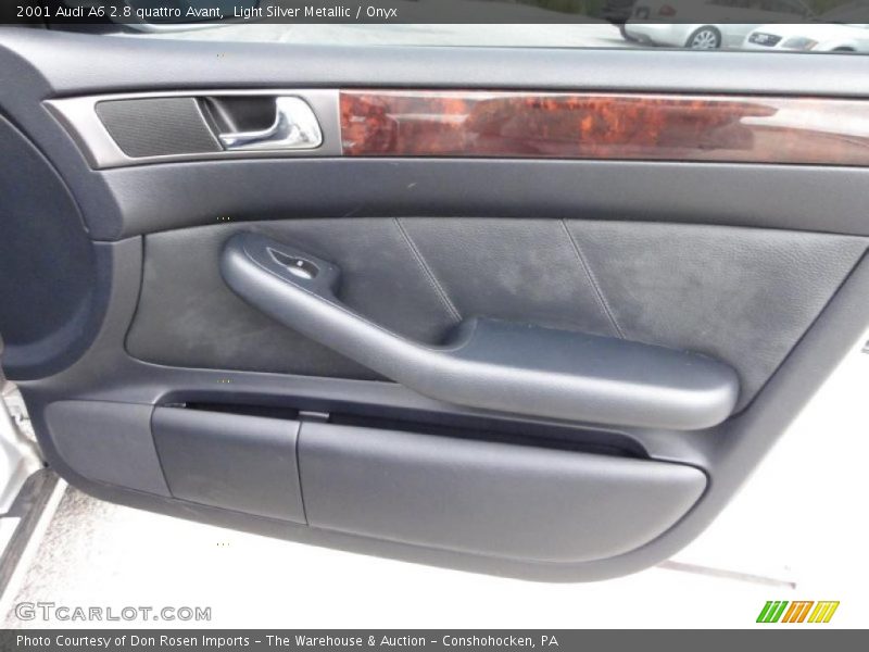 Light Silver Metallic / Onyx 2001 Audi A6 2.8 quattro Avant