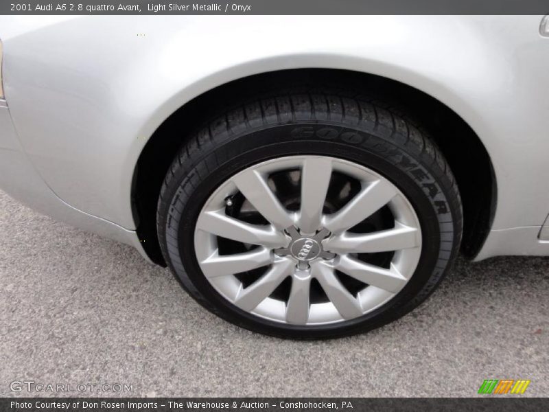 Light Silver Metallic / Onyx 2001 Audi A6 2.8 quattro Avant