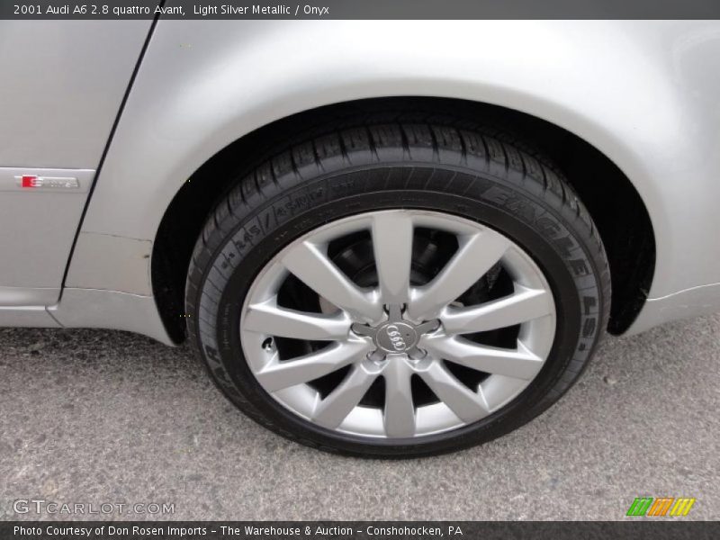 Light Silver Metallic / Onyx 2001 Audi A6 2.8 quattro Avant