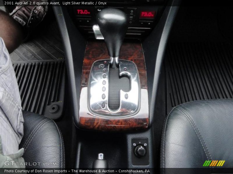 Light Silver Metallic / Onyx 2001 Audi A6 2.8 quattro Avant