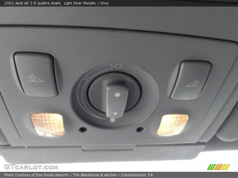Light Silver Metallic / Onyx 2001 Audi A6 2.8 quattro Avant