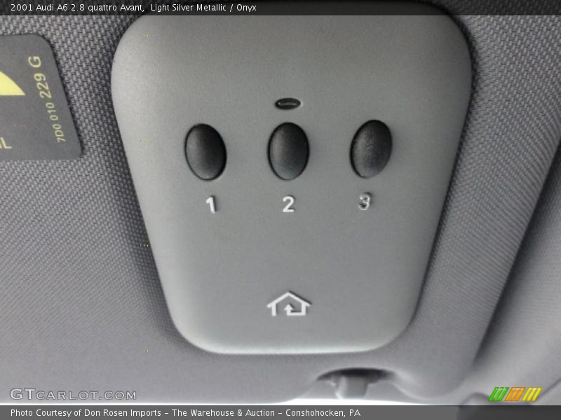 Light Silver Metallic / Onyx 2001 Audi A6 2.8 quattro Avant