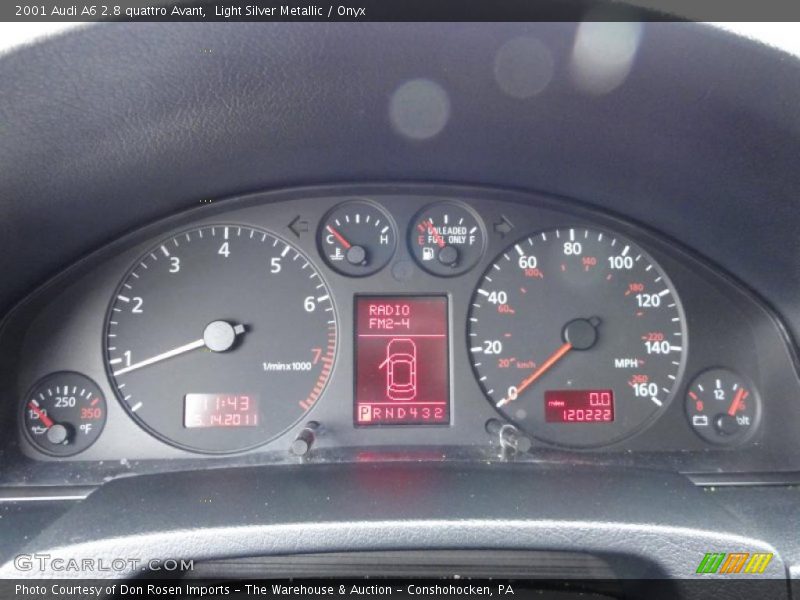  2001 A6 2.8 quattro Avant 2.8 quattro Avant Gauges