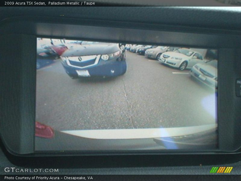 Palladium Metallic / Taupe 2009 Acura TSX Sedan