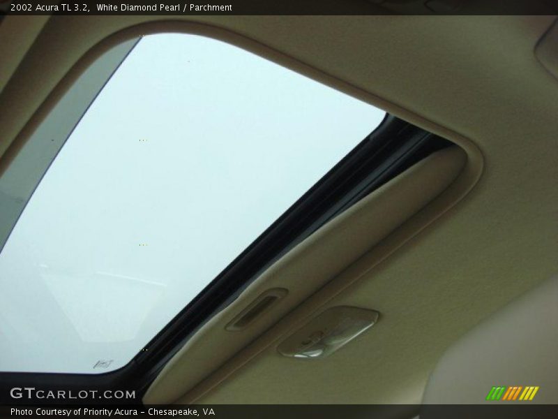 White Diamond Pearl / Parchment 2002 Acura TL 3.2