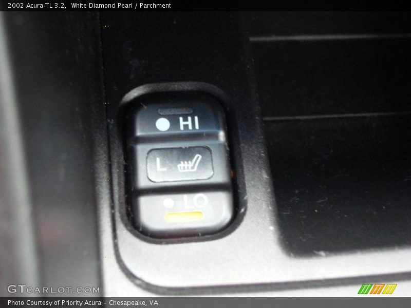 White Diamond Pearl / Parchment 2002 Acura TL 3.2