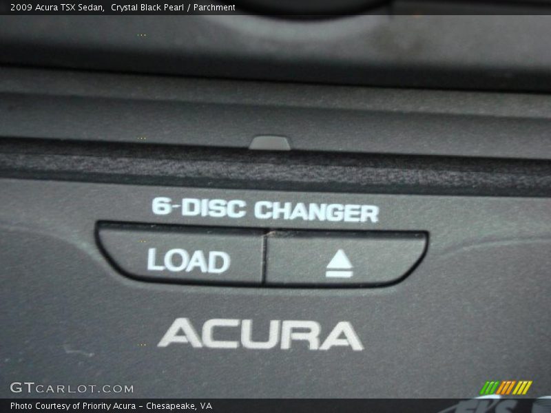 Crystal Black Pearl / Parchment 2009 Acura TSX Sedan