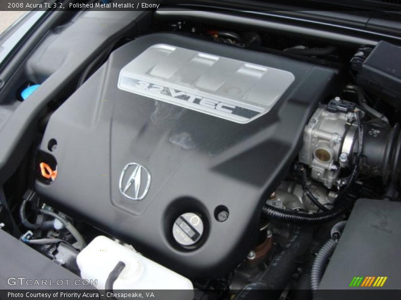 Polished Metal Metallic / Ebony 2008 Acura TL 3.2