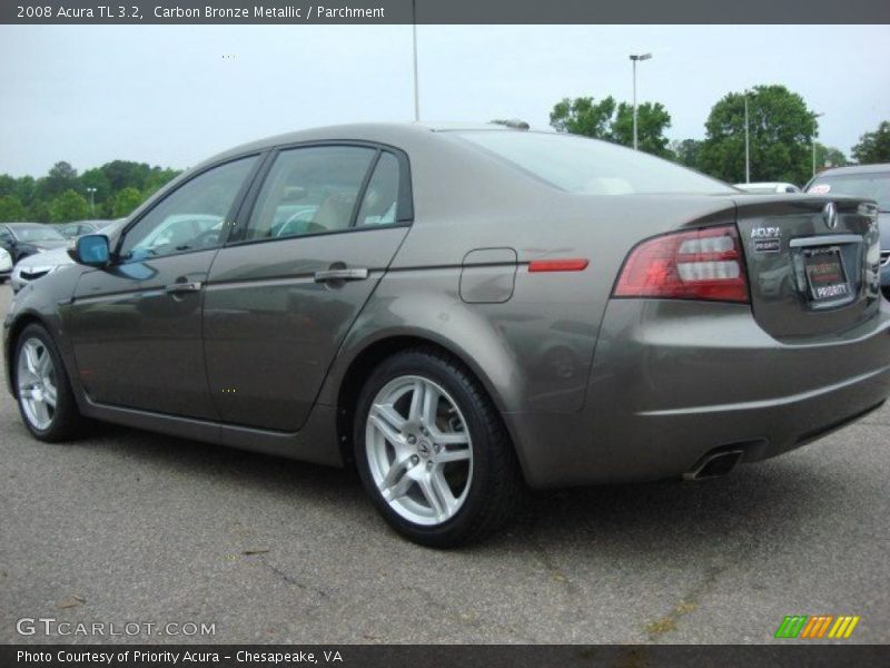 Carbon Bronze Metallic / Parchment 2008 Acura TL 3.2