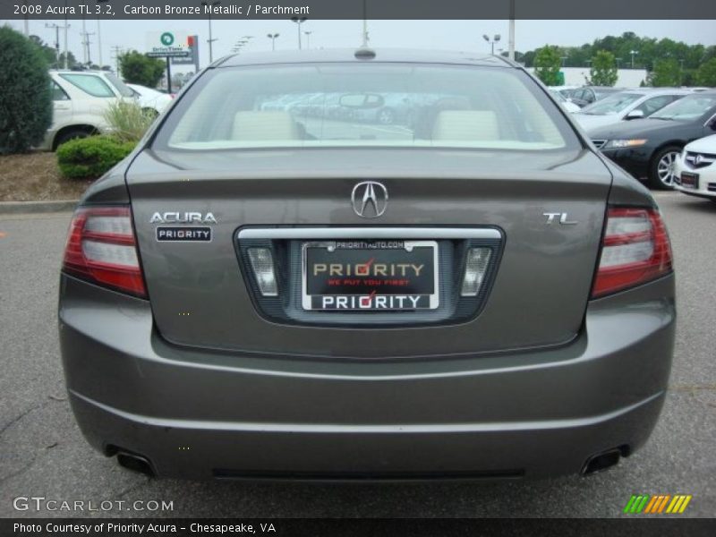 Carbon Bronze Metallic / Parchment 2008 Acura TL 3.2