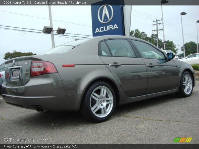 Carbon Bronze Metallic / Parchment 2008 Acura TL 3.2