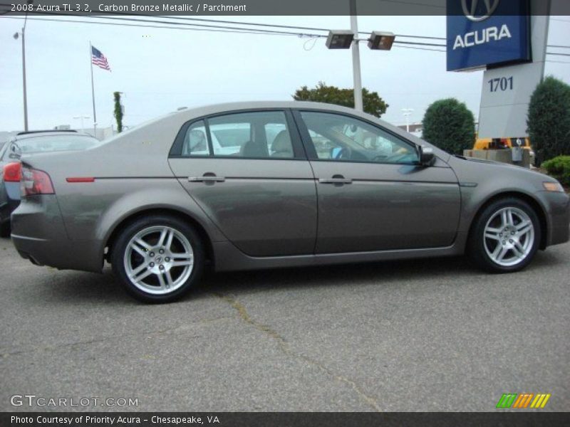 Carbon Bronze Metallic / Parchment 2008 Acura TL 3.2