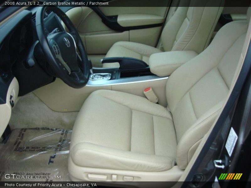 Carbon Bronze Metallic / Parchment 2008 Acura TL 3.2