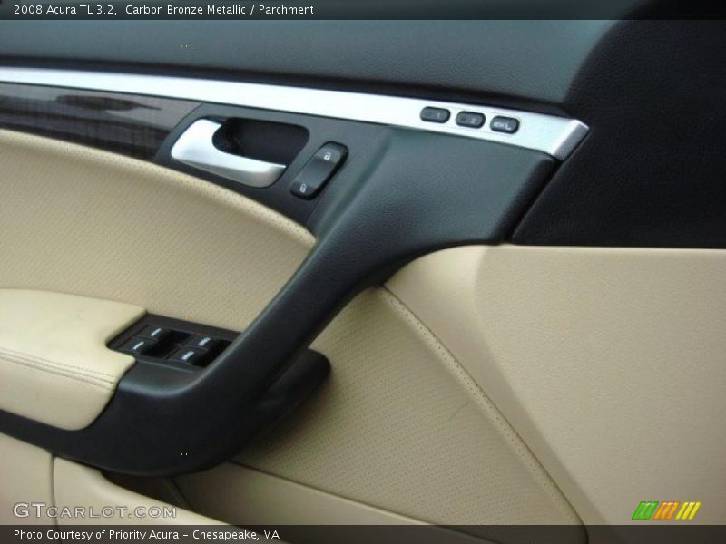 Carbon Bronze Metallic / Parchment 2008 Acura TL 3.2