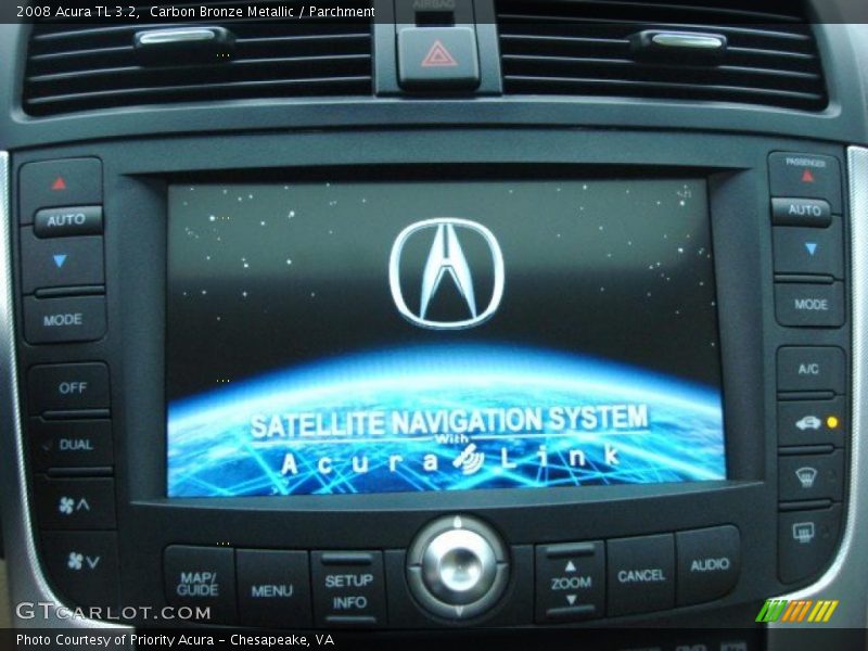 Carbon Bronze Metallic / Parchment 2008 Acura TL 3.2