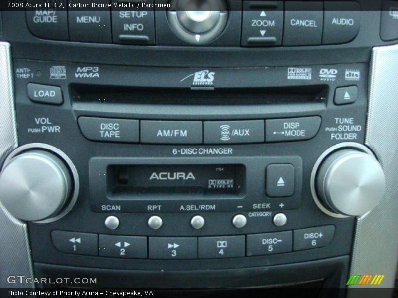 Carbon Bronze Metallic / Parchment 2008 Acura TL 3.2