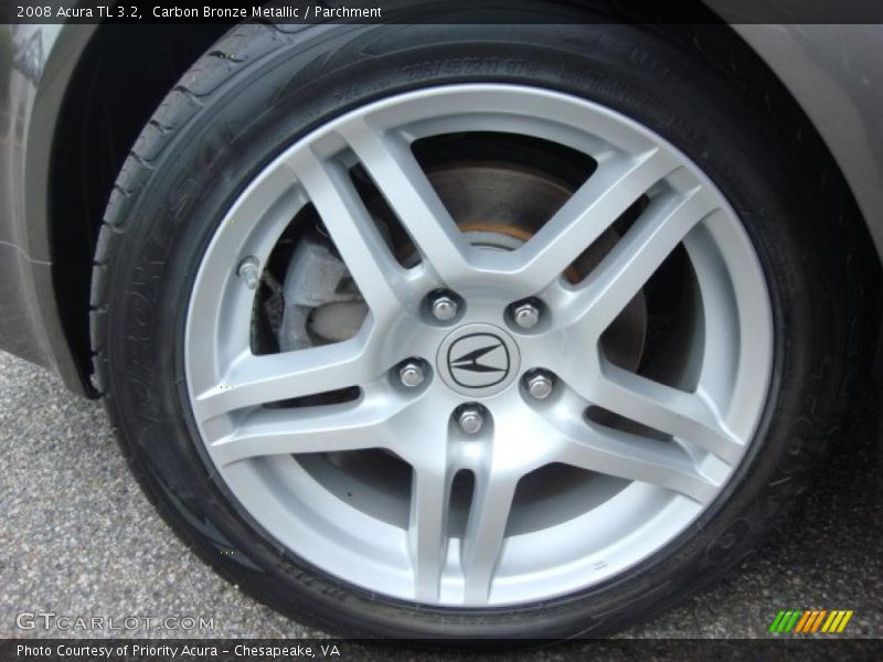 Carbon Bronze Metallic / Parchment 2008 Acura TL 3.2