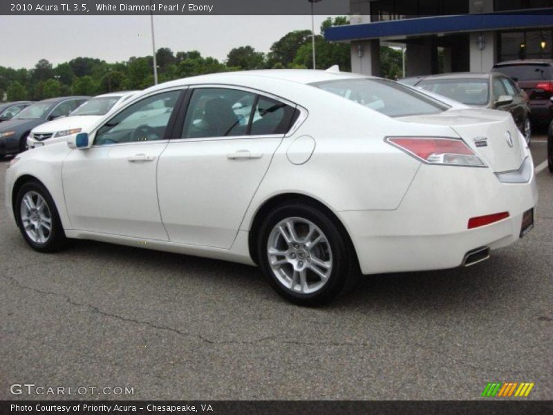 White Diamond Pearl / Ebony 2010 Acura TL 3.5