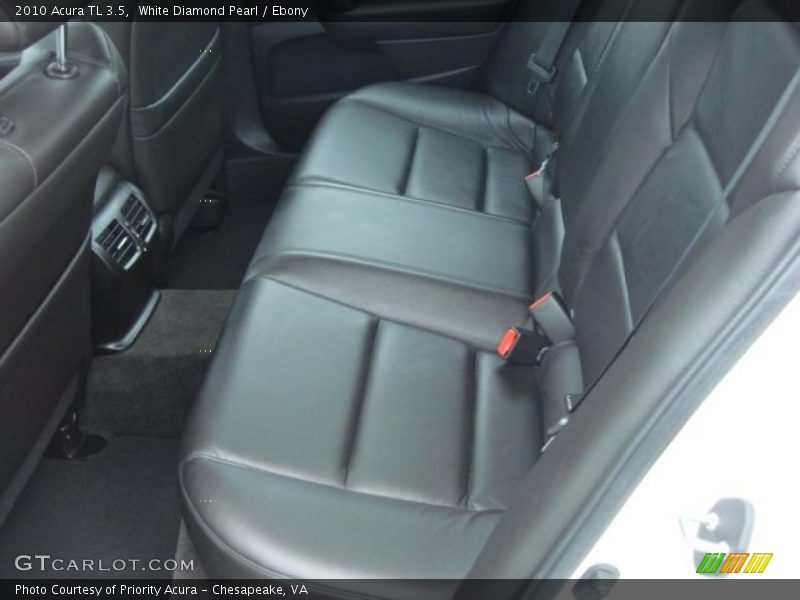 White Diamond Pearl / Ebony 2010 Acura TL 3.5