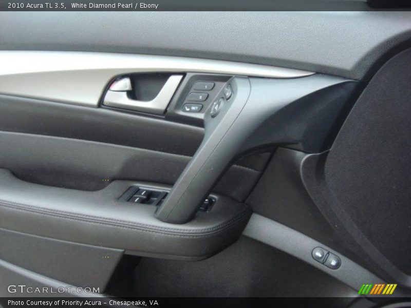 White Diamond Pearl / Ebony 2010 Acura TL 3.5