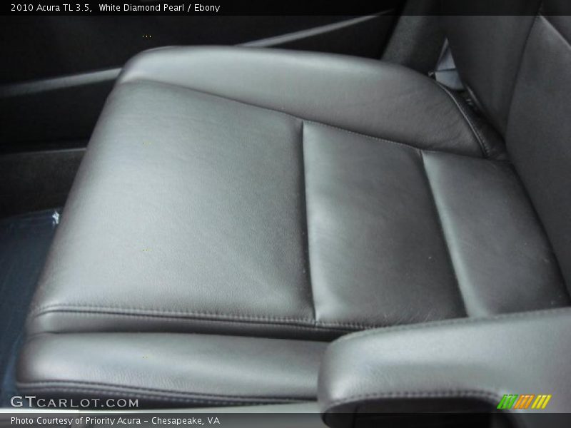 White Diamond Pearl / Ebony 2010 Acura TL 3.5