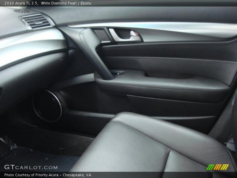 White Diamond Pearl / Ebony 2010 Acura TL 3.5