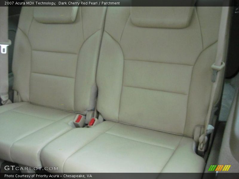 Dark Cherry Red Pearl / Parchment 2007 Acura MDX Technology