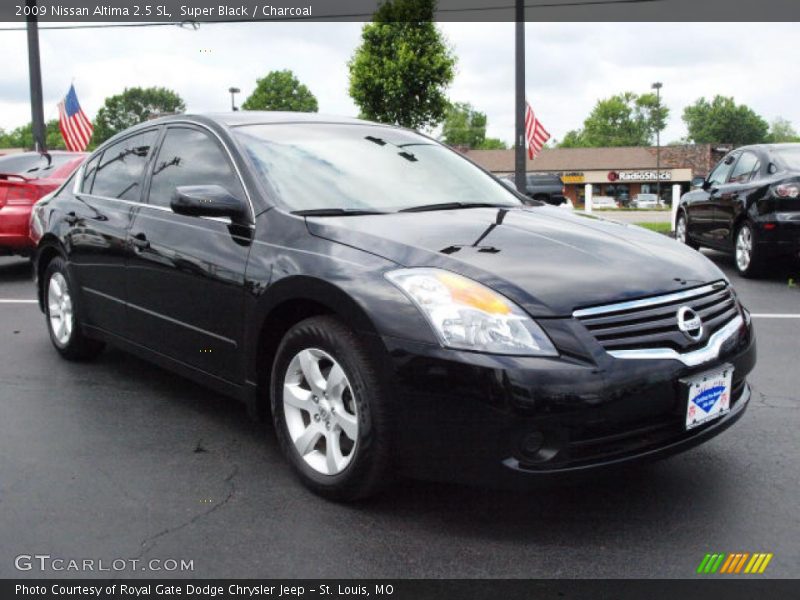 Super Black / Charcoal 2009 Nissan Altima 2.5 SL
