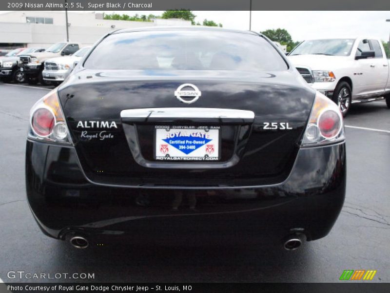 Super Black / Charcoal 2009 Nissan Altima 2.5 SL