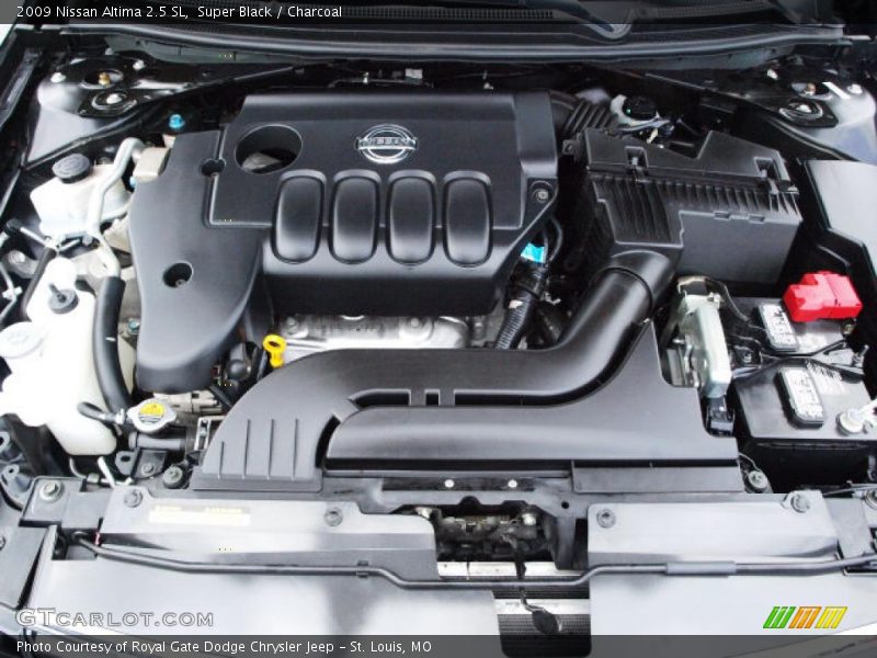 Super Black / Charcoal 2009 Nissan Altima 2.5 SL