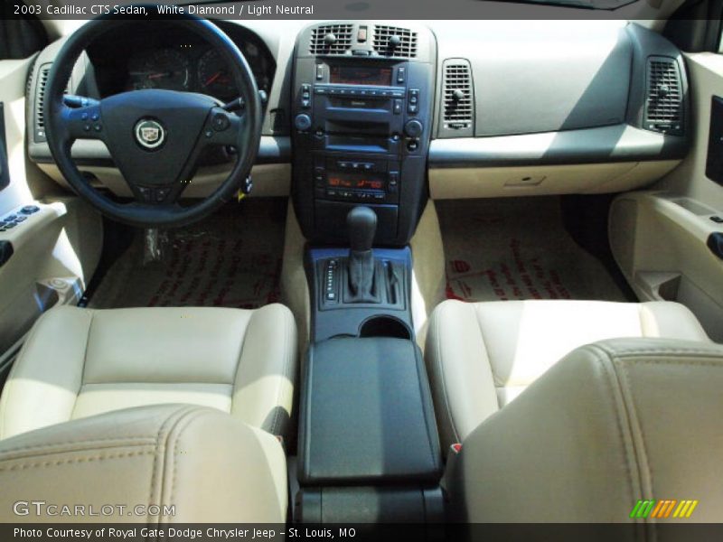 White Diamond / Light Neutral 2003 Cadillac CTS Sedan