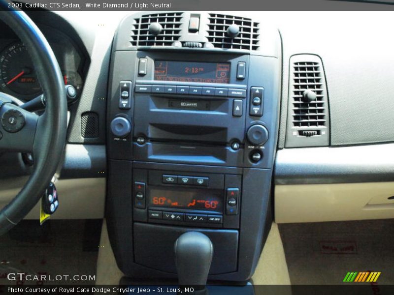 White Diamond / Light Neutral 2003 Cadillac CTS Sedan