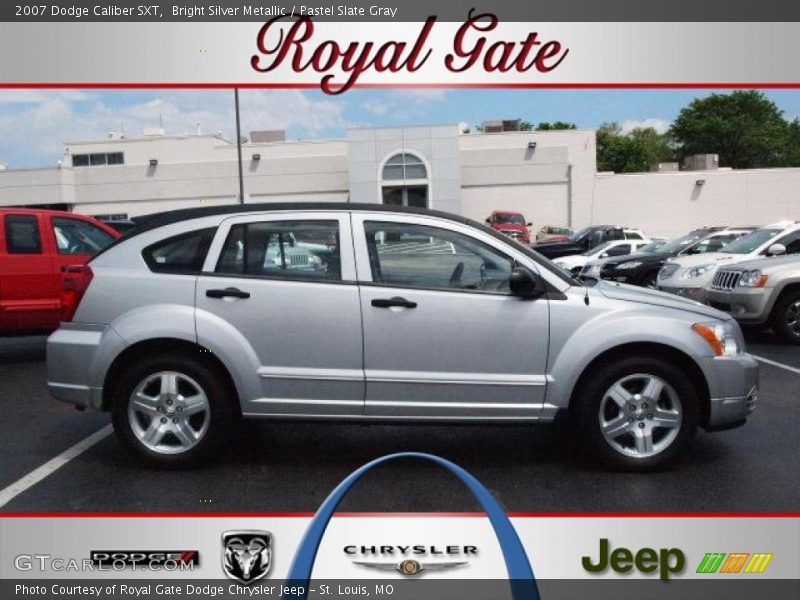 Bright Silver Metallic / Pastel Slate Gray 2007 Dodge Caliber SXT