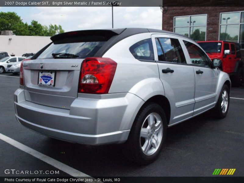 Bright Silver Metallic / Pastel Slate Gray 2007 Dodge Caliber SXT