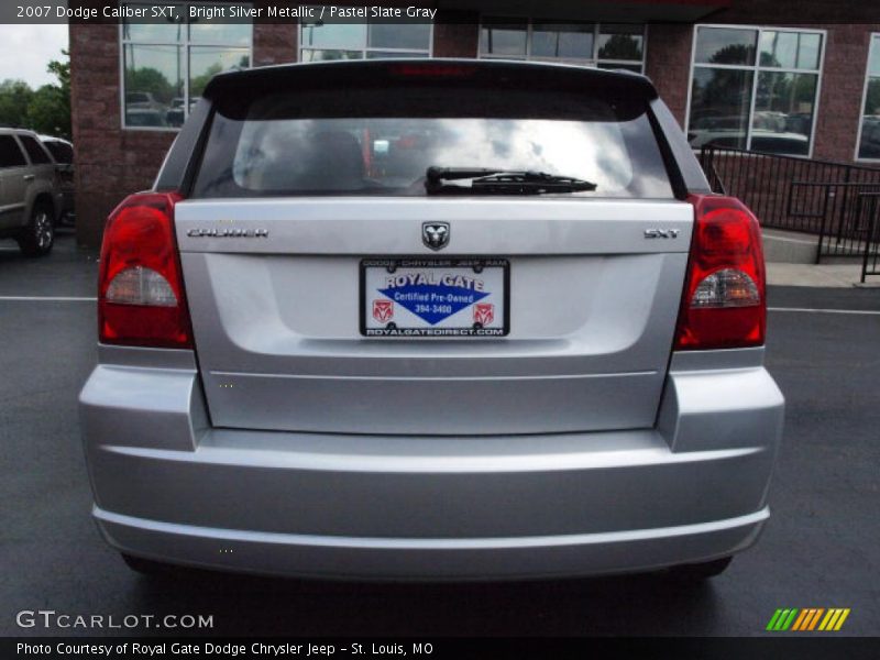 Bright Silver Metallic / Pastel Slate Gray 2007 Dodge Caliber SXT