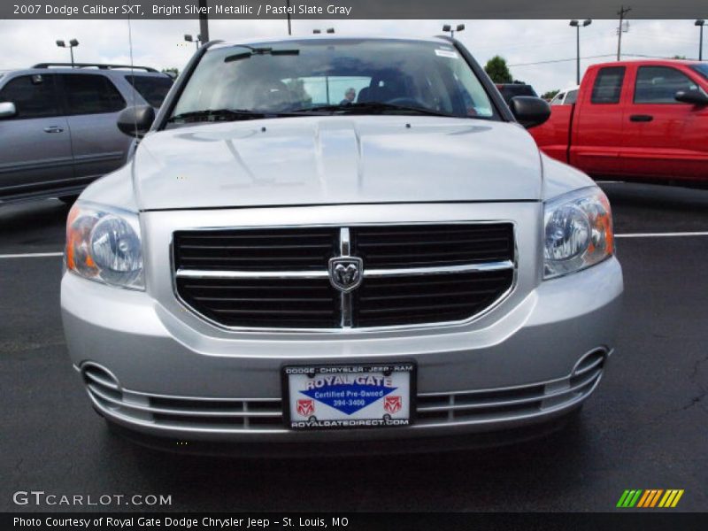 Bright Silver Metallic / Pastel Slate Gray 2007 Dodge Caliber SXT