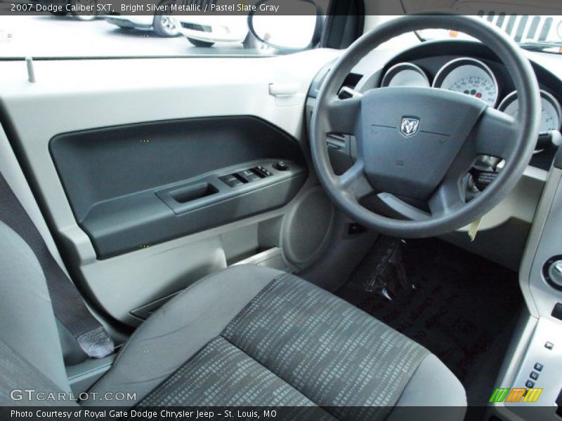 Bright Silver Metallic / Pastel Slate Gray 2007 Dodge Caliber SXT