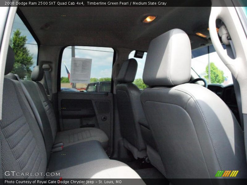 Timberline Green Pearl / Medium Slate Gray 2008 Dodge Ram 2500 SXT Quad Cab 4x4