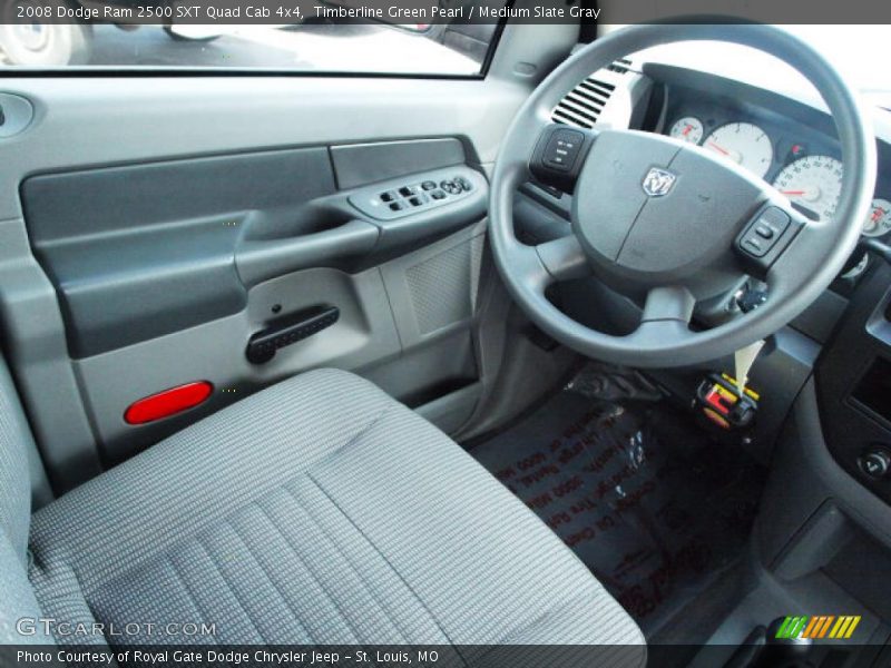 Timberline Green Pearl / Medium Slate Gray 2008 Dodge Ram 2500 SXT Quad Cab 4x4